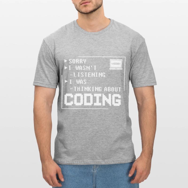 Programmeur Programmation Ordinateur Développeur Pc T-shirt polycoton Unisexe