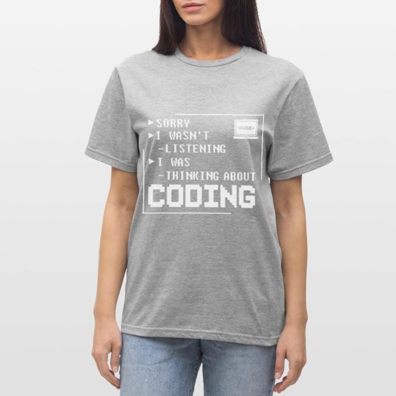 Programmeur Programmation Ordinateur Développeur Pc T-shirt polycoton Unisexe