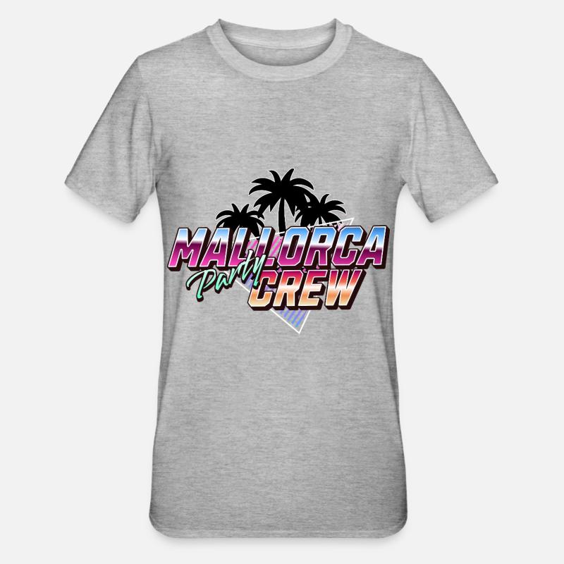 Mallorca Party Crew - T-shirt polycoton Unisexe - gris chiné