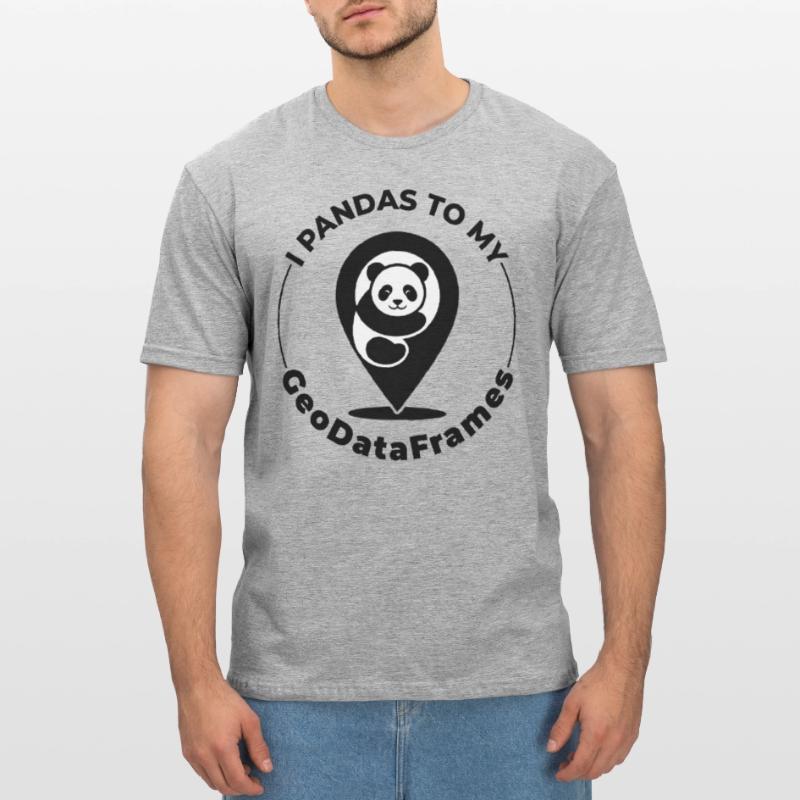 GeoDataFrames Pandas GIS Python Programming Unisex Polycotton T-Shirt