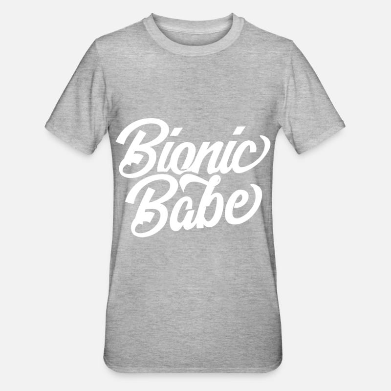 Prosthetic prosthesis Bionic prostheses - Unisex Polycotton T-Shirt - heather grey