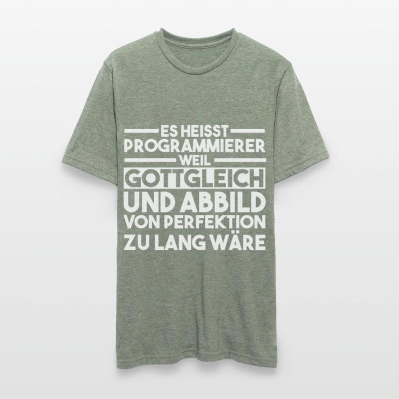 Programmieren Entwickler Coder Programmierer Unisex Polycotton T-Shirt