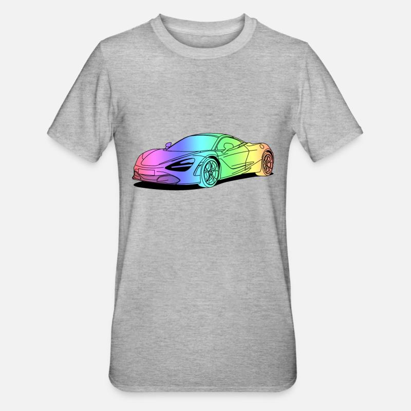 720s Coupe colourful - T-shirt polycoton Unisexe - gris chiné