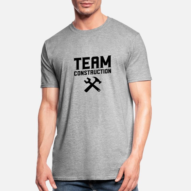 Team construction site construction work occupation construction workers construction Unisex Polycotton T-Shirt