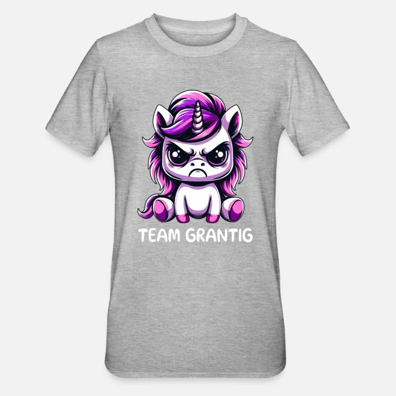 L’équipe Grantig - T-shirt polycoton Unisexe - gris chiné