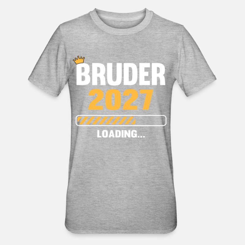 Bruder 2027 Loading - Unisex Polycotton T-Shirt - heather grey