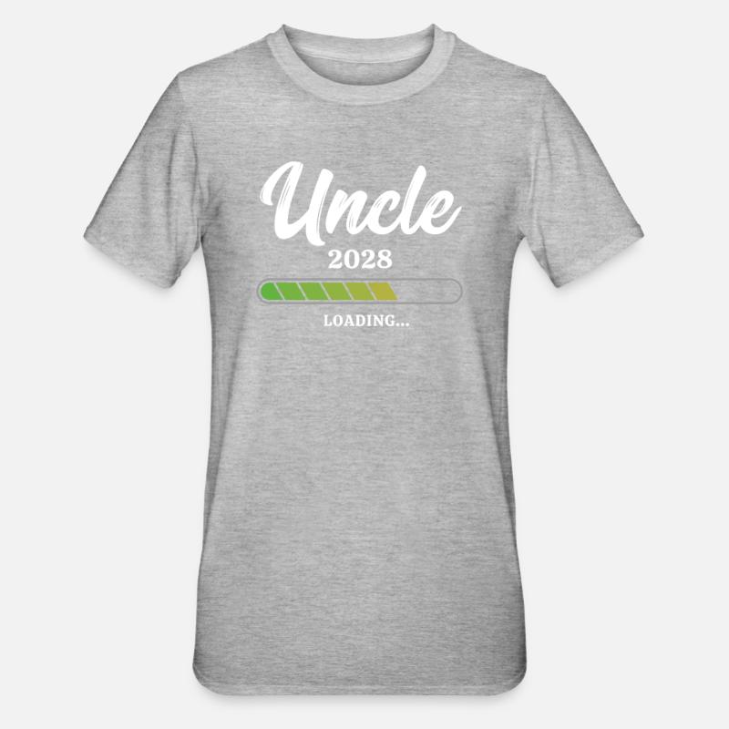 Uncle Loading 2028 - Unisex Polycotton T-Shirt - heather grey