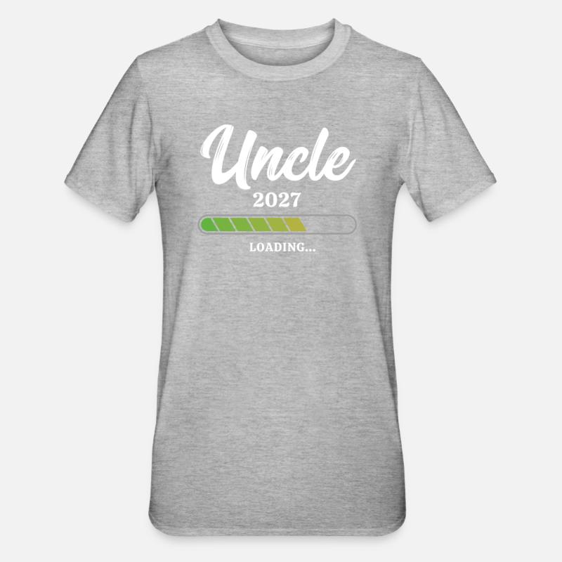 Uncle Loading 2027 - Unisex Polycotton T-Shirt - heather grey