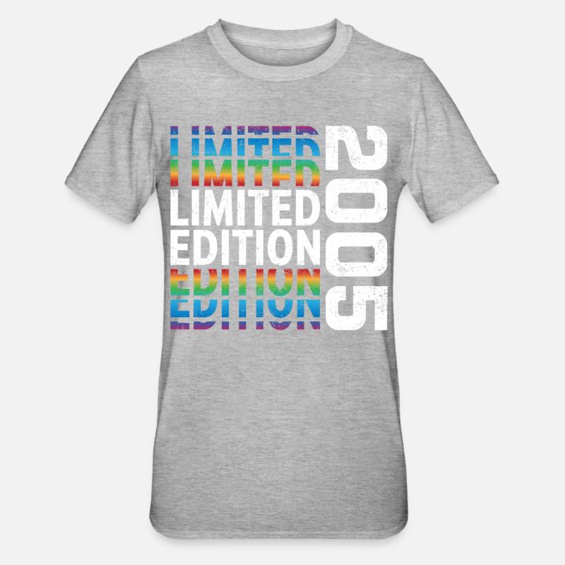 Edition limitée 2005 - T-shirt polycoton Unisexe - gris chiné