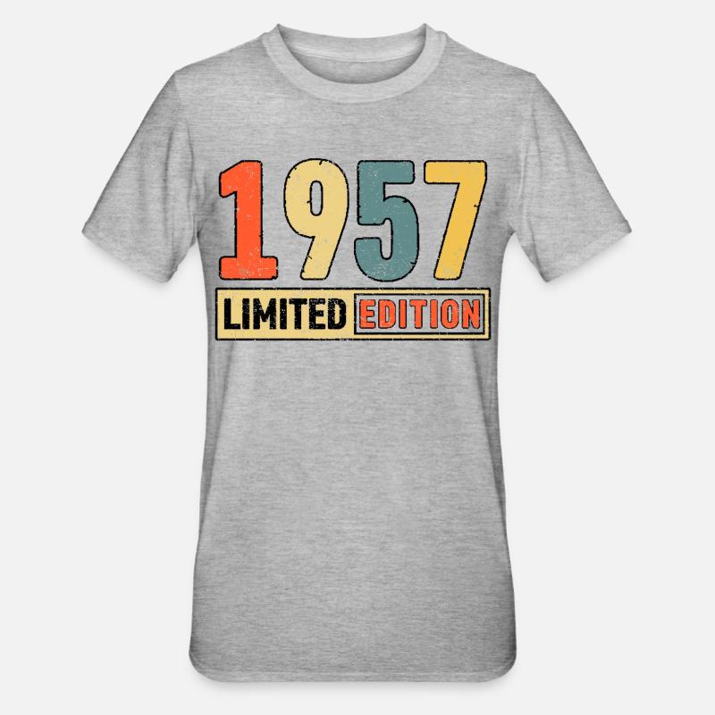 Edition limitée 1956 - T-shirt polycoton Unisexe - gris chiné