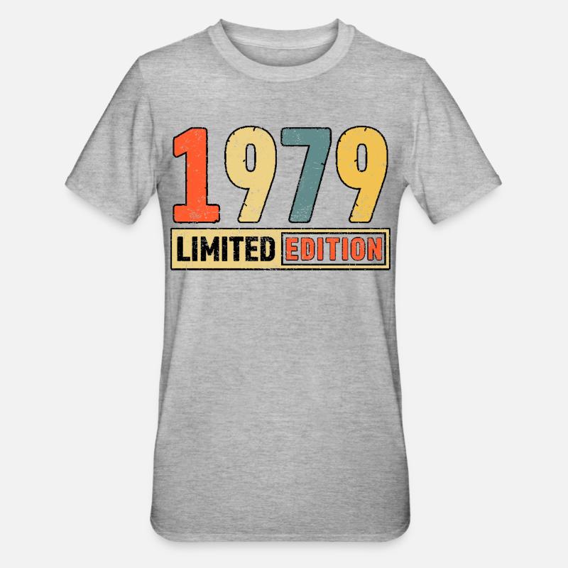 Édition limitée 1979 - T-shirt polycoton Unisexe - gris chiné