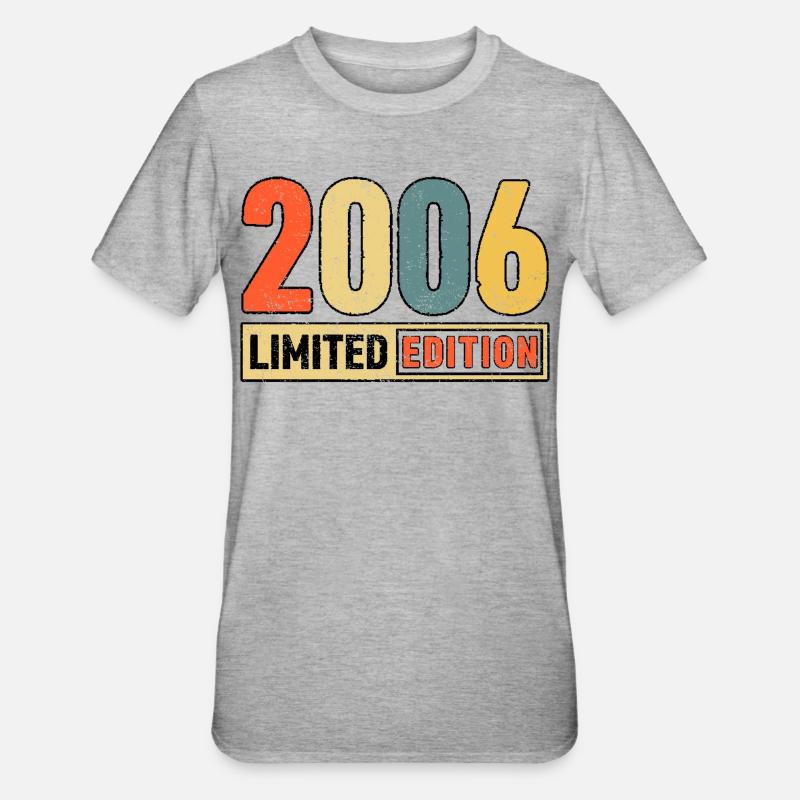 Edition limitée 2006 - T-shirt polycoton Unisexe - gris chiné