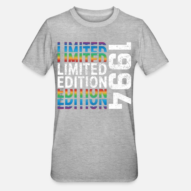 Edition limitée 1994 - T-shirt polycoton Unisexe - gris chiné