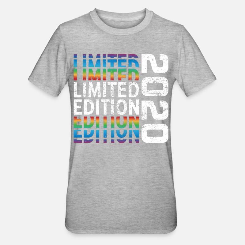 Édition limitée 2020 - T-shirt polycoton Unisexe - gris chiné