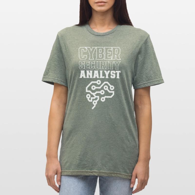 Analyste de cybersécurité IT Security Hacker Hack T-shirt polycoton Unisexe