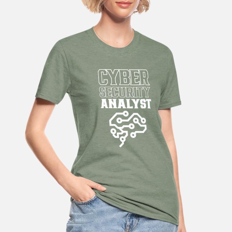 Analyste de cybersécurité IT Security Hacker Hack T-shirt polycoton Unisexe