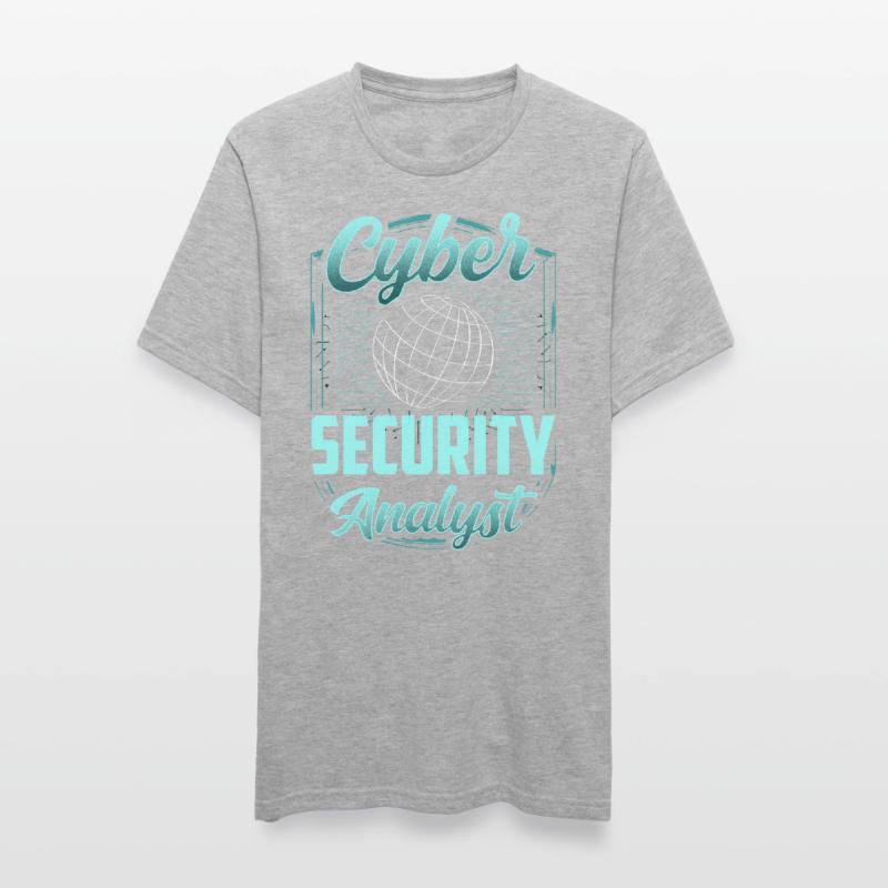 Analyste en cybersécurité Hack Hacker Sécurité informatique T-shirt polycoton Unisexe