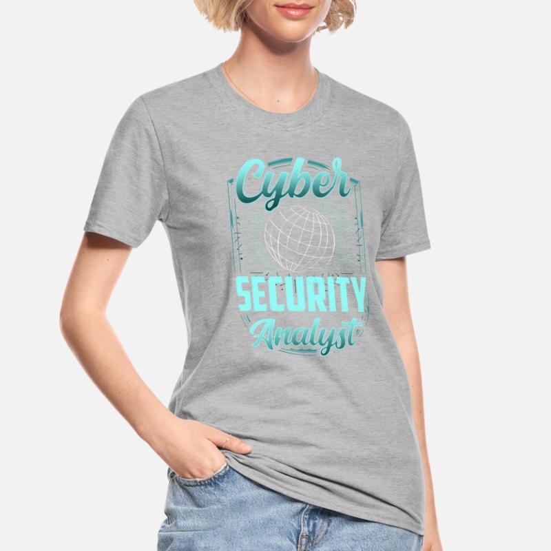 Analyste en cybersécurité Hack Hacker Sécurité informatique T-shirt polycoton Unisexe