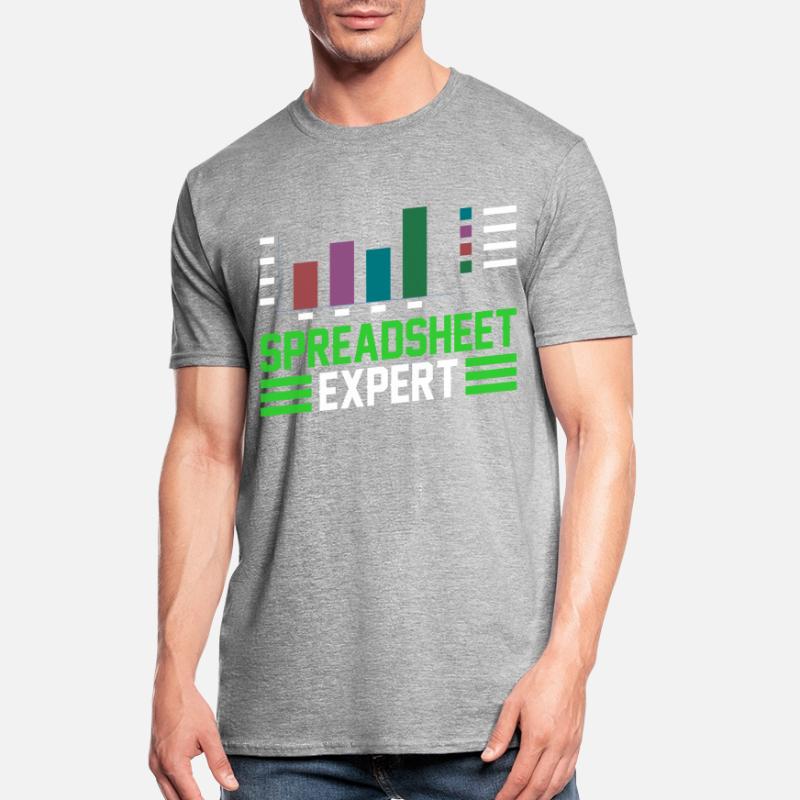 Tableur Expert Table Comptable T-shirt polycoton Unisexe