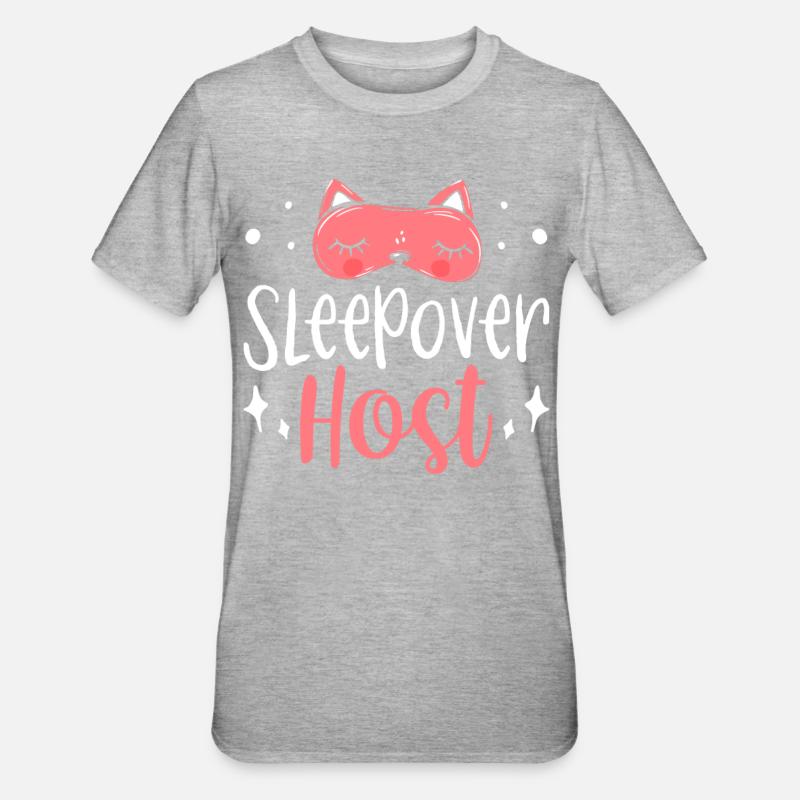Hôtes nuitée Nuitée Nuitée - T-shirt polycoton Unisexe - gris chiné