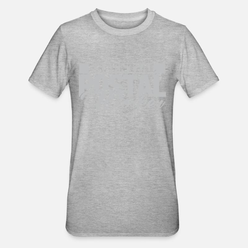 Indispensable postal worker Postman - Unisex Polycotton T-Shirt - heather grey