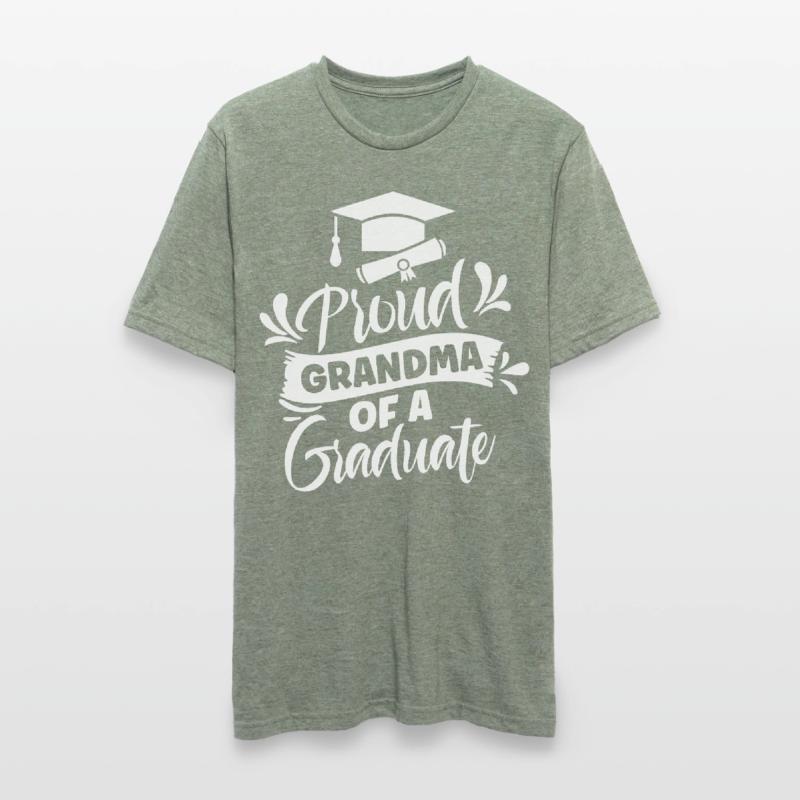 Stolze Großmutter Eines Absolventen Absolvent Unisex Polycotton T-Shirt