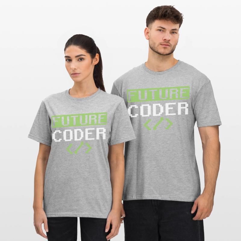 Zukünftiger Coder Coding Programmierer Code Unisex Polycotton T-Shirt