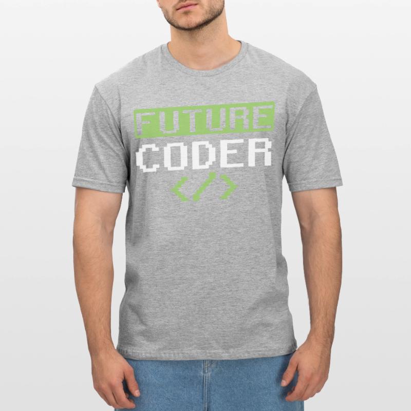 Zukünftiger Coder Coding Programmierer Code Unisex Polycotton T-Shirt