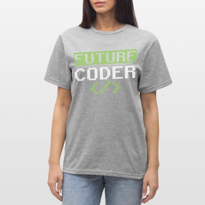 Zukünftiger Coder Coding Programmierer Code Unisex Polycotton T-Shirt
