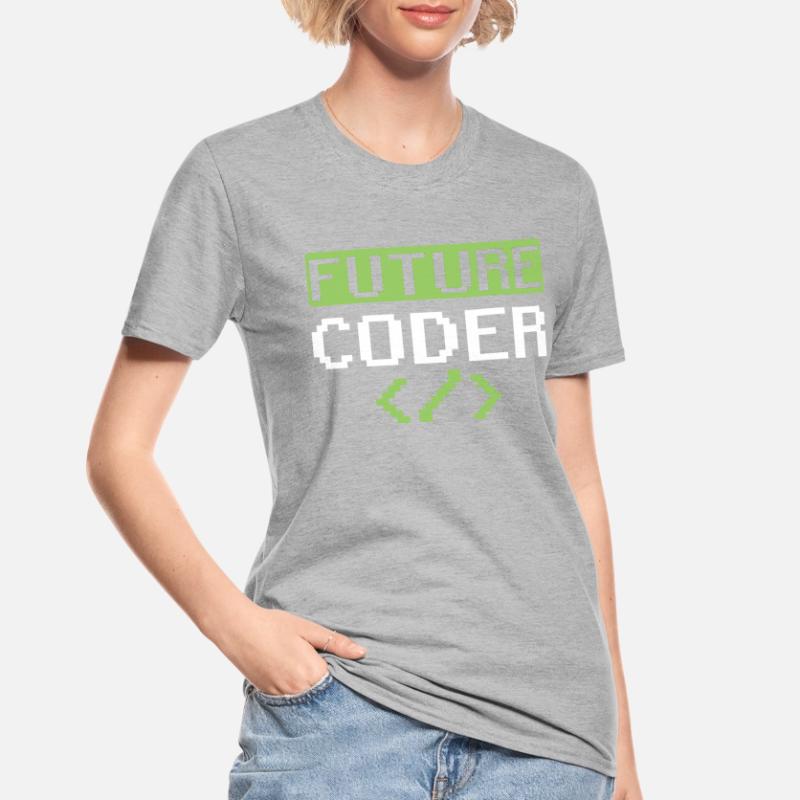 Zukünftiger Coder Coding Programmierer Code Unisex Polycotton T-Shirt