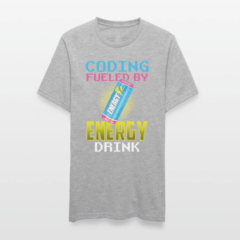 Programmation avec le code de codage Energydrinks Coder T-shirt polycoton Unisexe