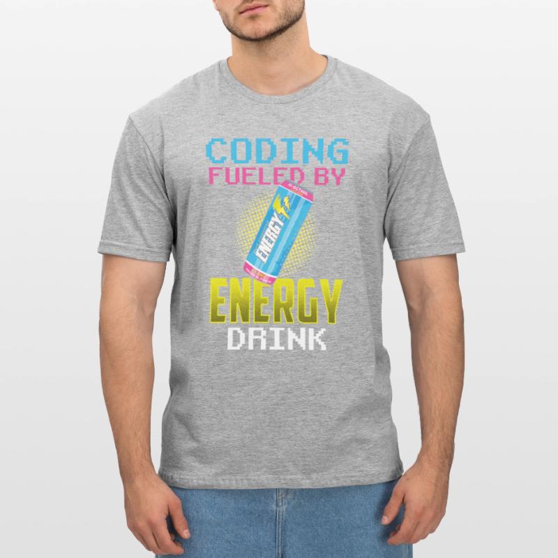 Programmation avec le code de codage Energydrinks Coder T-shirt polycoton Unisexe