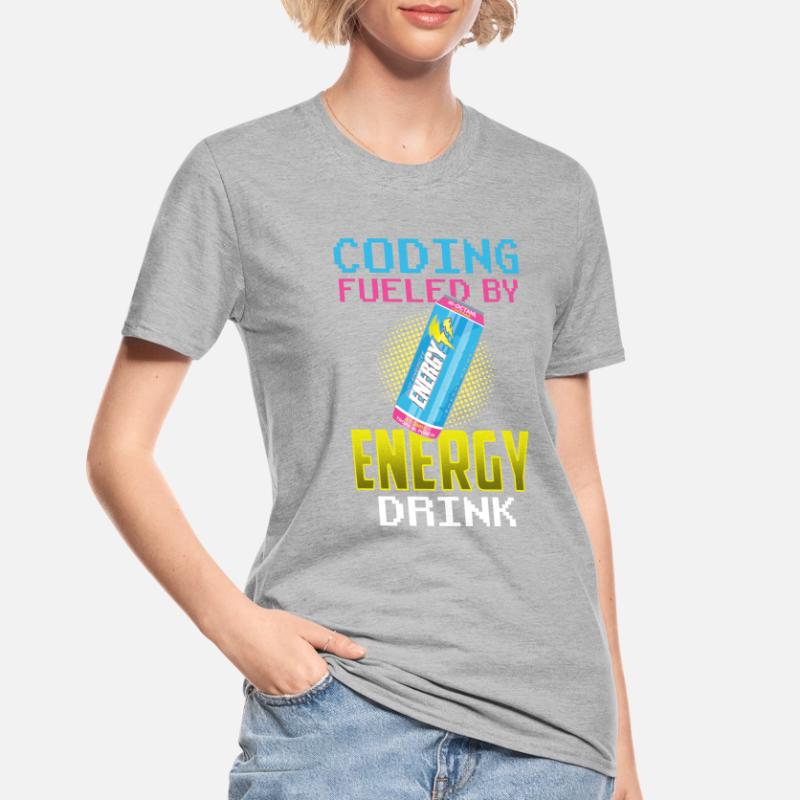 Programmation avec le code de codage Energydrinks Coder T-shirt polycoton Unisexe