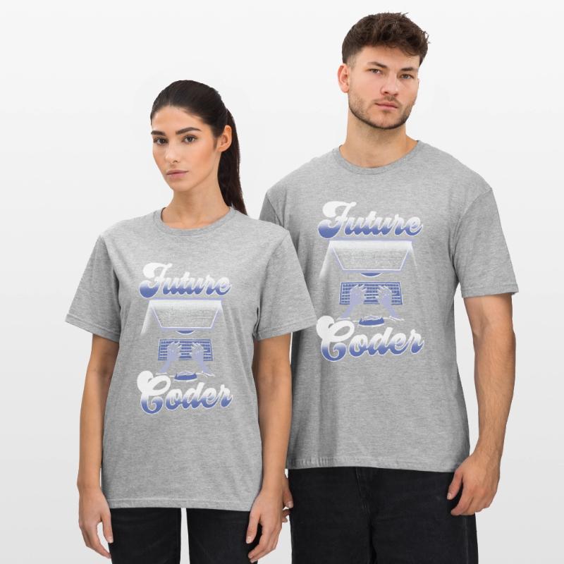 Zukünftiger Coder Code Programmierer Coding Unisex Polycotton T-Shirt