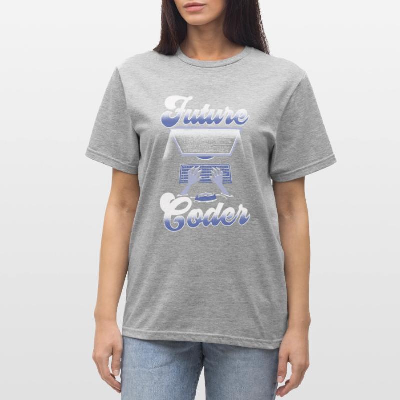 Zukünftiger Coder Code Programmierer Coding Unisex Polycotton T-Shirt