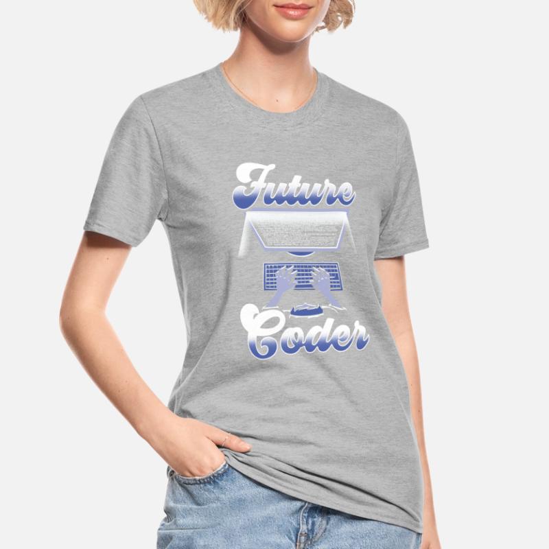 Zukünftiger Coder Code Programmierer Coding Unisex Polycotton T-Shirt
