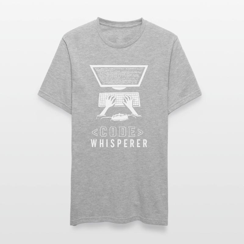 Code Flüsterer Programmierer Coding Coder Unisex Polycotton T-Shirt