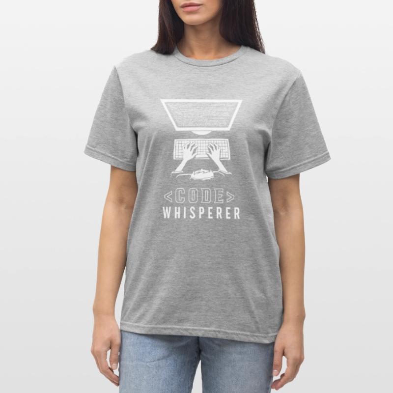 Code Flüsterer Programmierer Coding Coder Unisex Polycotton T-Shirt