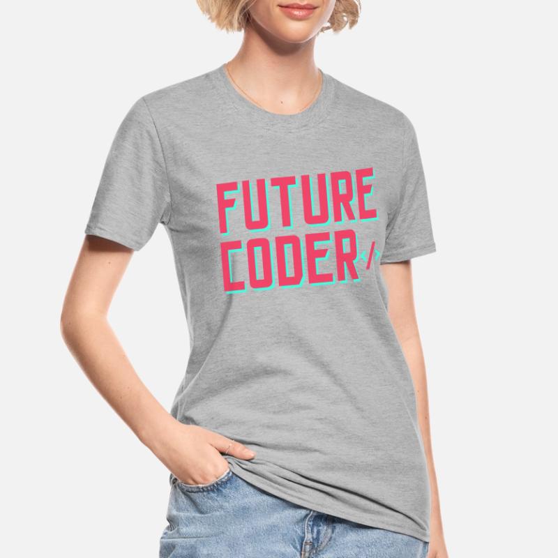 Programmeur de code de codage du futur codeur T-shirt polycoton Unisexe