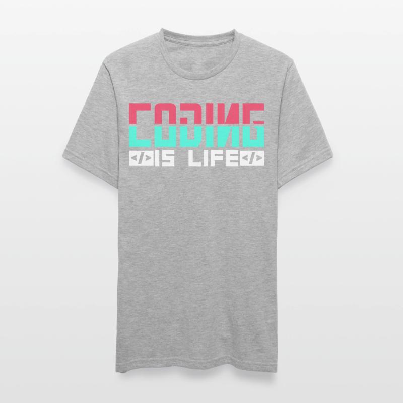 Le codage est un code de codeur programmeur de vie T-shirt polycoton Unisexe