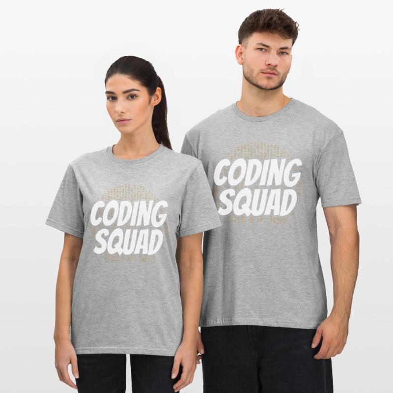 Coding Team Programmierer Programmieren Coder Unisex Polycotton T-Shirt