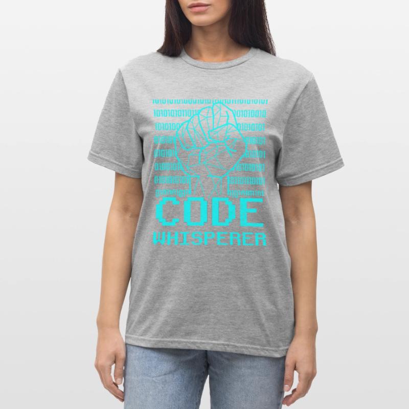 Code Flüsterer Coding Coder Programmierer Unisex Polycotton T-Shirt