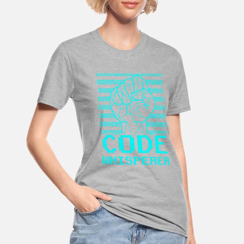 Code Flüsterer Coding Coder Programmierer Unisex Polycotton T-Shirt