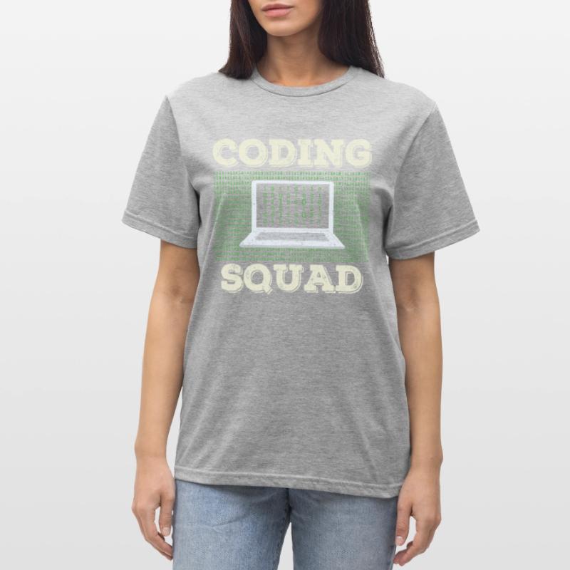 Coding Team Programmierer Coder Programmieren Unisex Polycotton T-Shirt