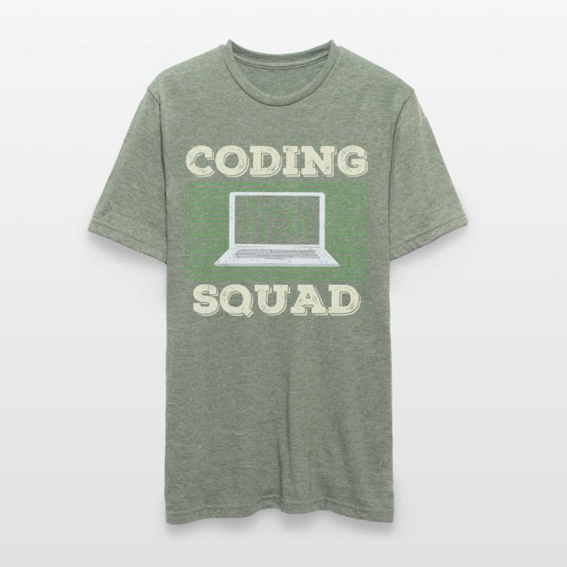 Équipe de codage Programmeur Programmeur Programmation Codeur T-shirt polycoton Unisexe