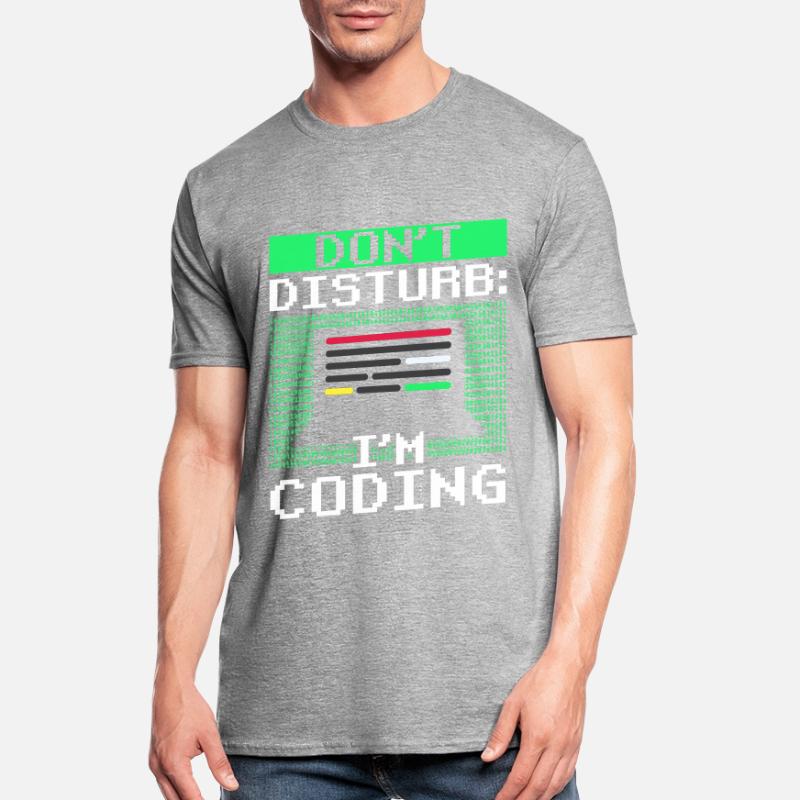Stören Sie Nicht: Ich Programmiere Coding Coder Unisex Polycotton T-Shirt