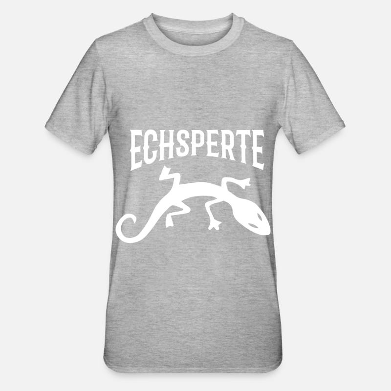 Lizard Lizard - Unisex Polycotton T-Shirt - heather grey