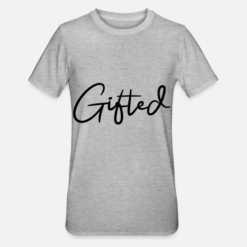 Doué - T-shirt polycoton Unisexe - gris chiné
