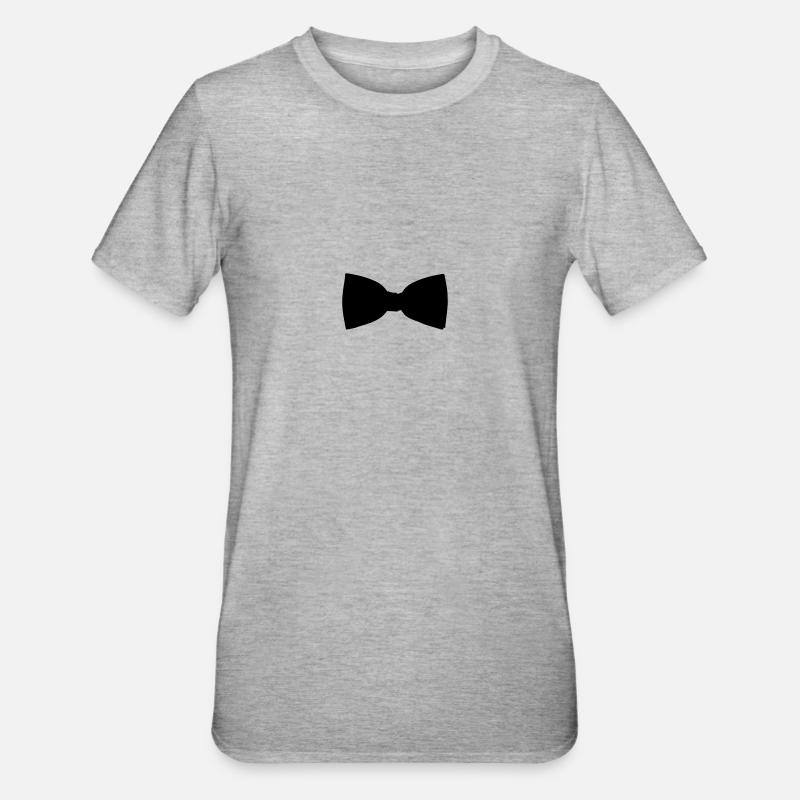 Bow tie - T-shirt polycoton Unisexe - gris chiné