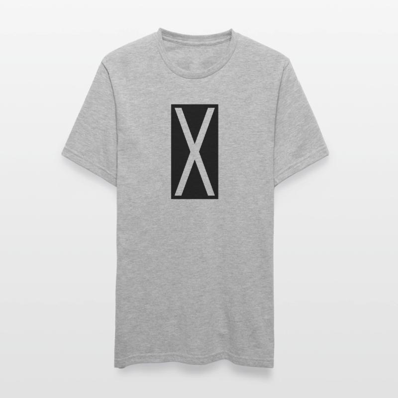 Rectangle X T-shirt polycoton Unisexe